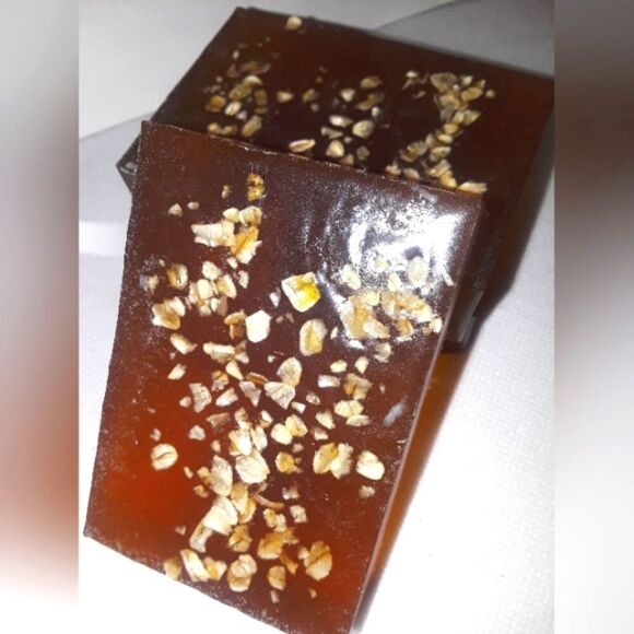 HAND crafted Orange Brown sugar and oats organic soap bar BUY 1 GET 2 FREE MIX N - Picture 3 of 7